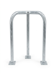 Preview: Schutzbügel 90° gleichschenklig Ø 60 mm, ortsfest zum Aufdübeln